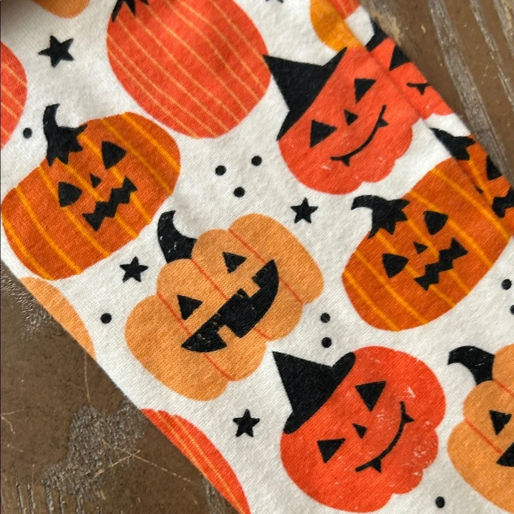 Gymboree Kids Pumpkin Jack-o’-lantern Halloween Pajama Set